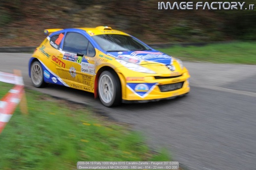 2008-04-19 Rally 1000 Miglia 0315 Cavallini-Zanella - Peugeot 207 S2000